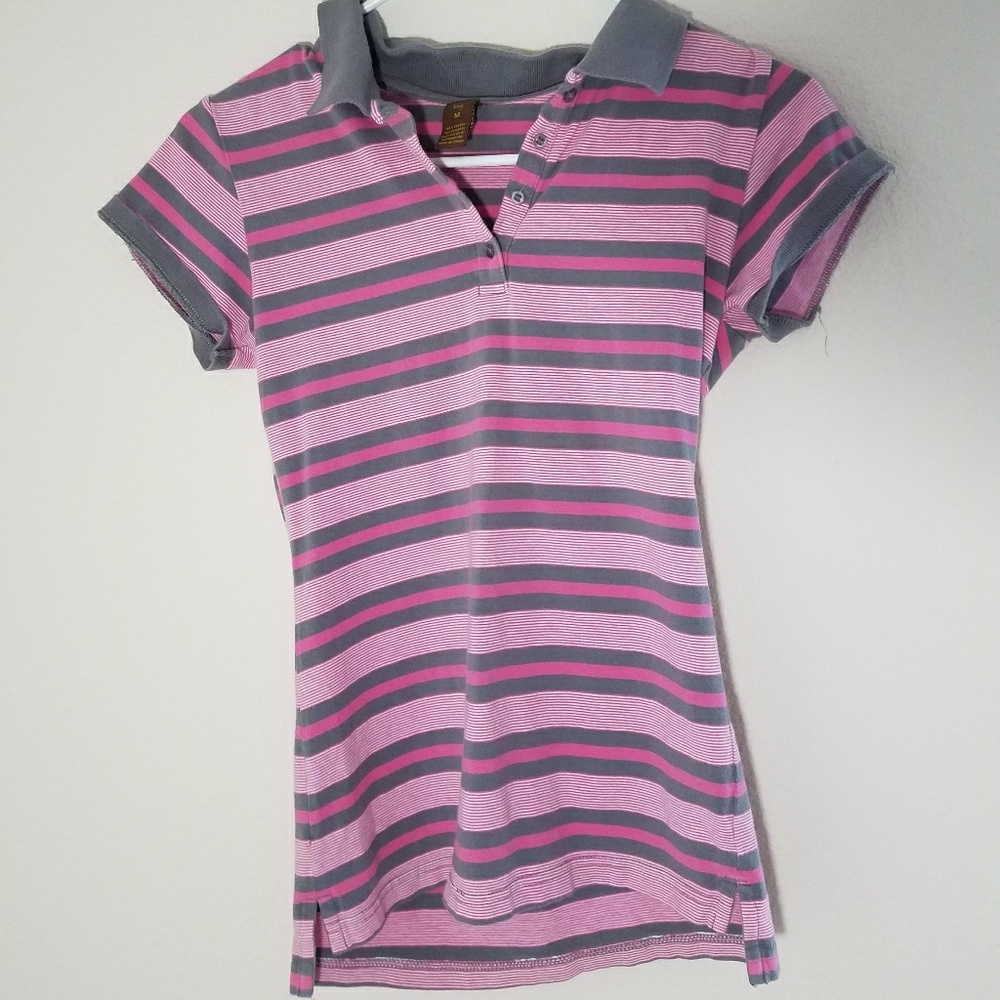 Polo Pink Striped Shirt